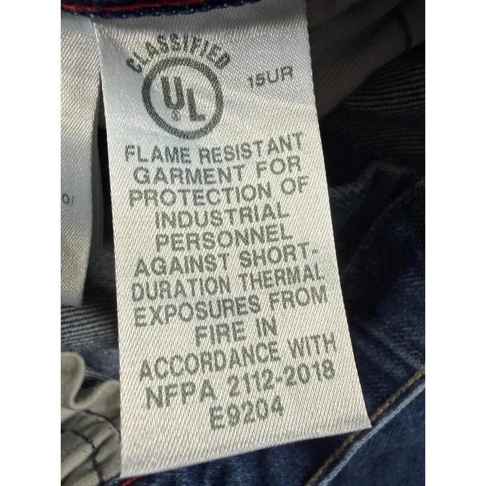 Bulwark FR Jeans Size 40x30 Cat2 2112 Workwear Welding Flame Resistant Straight